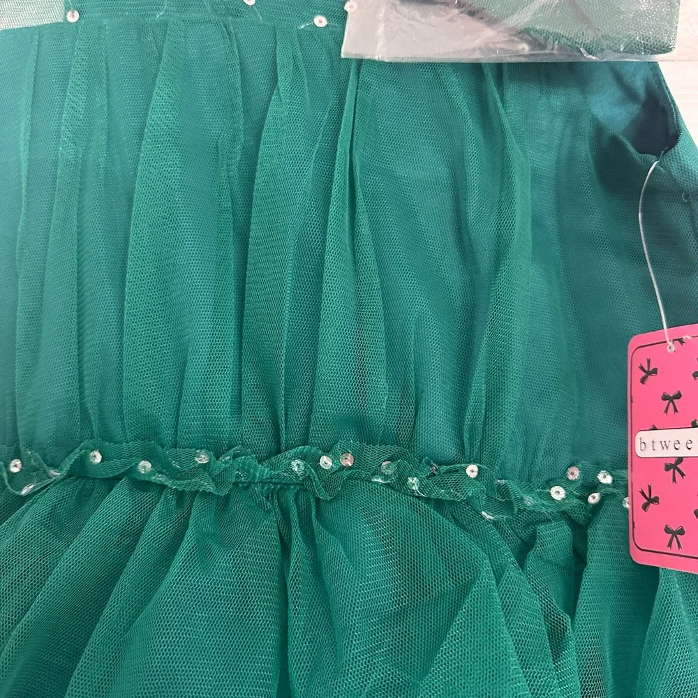 🆕Btween Girls Tulle Dress & Hair Clip Set